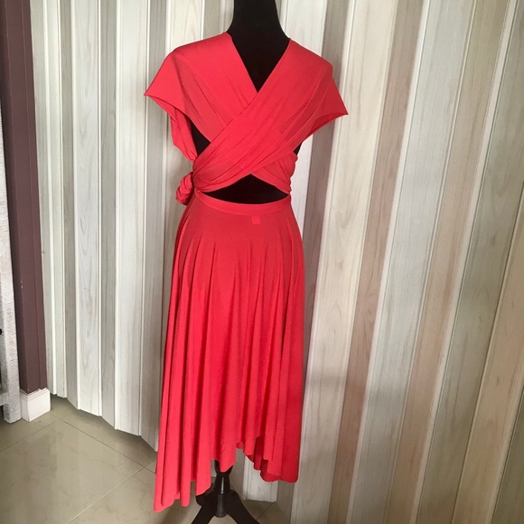 MODA INTERNATIONAL HALTER NECK DRESS - Picture 3 of 4